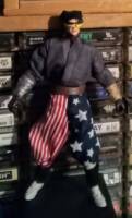 Sensei Rex Kwon Do (in grey gee and patriotic Mc Hammer  parachute  pants) (Movie Masters) Custom Action Figure