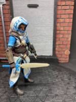Link (assassins creed mashup) (Legend of Zelda) Custom Action Figure [Potion and side detail]
