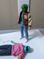 Jacket 1/12 Mezco Style (Hotline Miami) Custom Action Figure