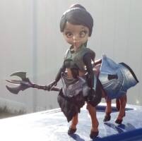 Fodder's Bin Mods:Tween Serafina the Warrior Centauress (Original) Custom Action Figure