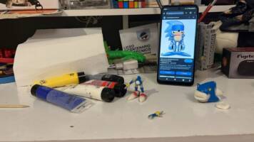 Silver Sonic (Sonic 2 8-bit) (Sonic) Custom Action Figure [UnderConstruction_1]