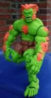 Beast (Cosplaying as Blanka for the annual X mansion Halloween Gala) (Marvel Universe) Custom Action Figure