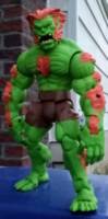 Beast (Cosplaying as Blanka for the annual X mansion Halloween Gala) (Marvel Universe) Custom Action Figure