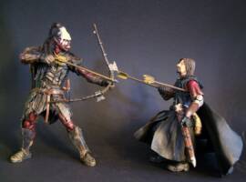Lurtz, Uruk-Hai captain of Orthanc, slayer of Boromir. (Lord of the Rings) Custom Action Figure