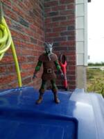 Templeton of Charlotte's Web as a squire from Nottinghamshire (Movie Masters) Custom Action Figure