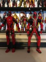 Deadpool Busting Iron Man Armor (Iron Man) Custom Action Figure