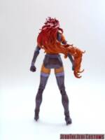 Starfire (Teen Titans) Custom Action Figure [Starfire custom action figure back]