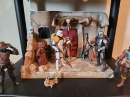Tatooine scene Mando Style (Star Wars) Custom Diorama / Playset