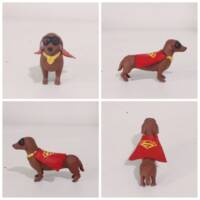 Nathan the Dachshund (DC Universe) Custom Miniature / Figurine