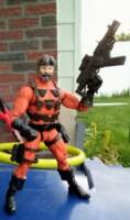 Pumpkin spice styled Punisher (The Pumpkinsher thanks Amaru he came up that name) (Marvel Universe) Custom Action Figure