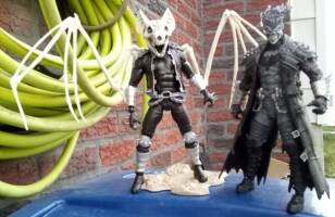 Man Bat Rider (not canon an original idea and design) (Amalgam) Custom Action Figure