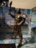 Erik Kilmonger as Knight Panther suited up in armour (not canon original idea) (Marvel Universe) Custom Action Figure