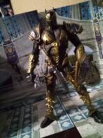 Erik Kilmonger as Knight Panther suited up in armour (not canon original idea) (Marvel Universe) Custom Action Figure