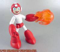Mega Man (Fire) (Megaman) Custom Action Figure