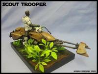 Scout Trooper w/ Speeder (Star Wars) Custom Action Figure