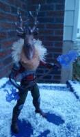 Anthros:Blitzen Krieg one of Mr Kringle's personal guards (animal type reindeer) (Original) Custom Action Figure