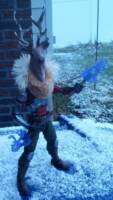 Anthros:Blitzen Krieg one of Mr Kringle's personal guards (animal type reindeer) (Original) Custom Action Figure