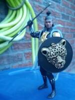 Young T'Chaka Black Panther (not canon original concept) (Marvel Universe) Custom Action Figure