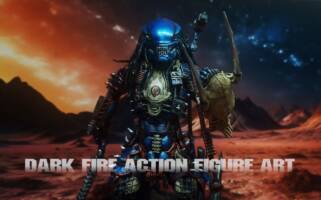 Serpent Hunter Predator (Dark Fire Clan) (Predator) Custom Action Figure