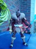 Mr T in the unreleased script for Conan 3 as The Nubarian  Hun Tiberius (Conan) Custom Action Figure