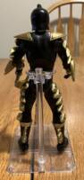 Black Dino Thunder Ranger Super Mode (Power Rangers) Custom Action Figure [Back View]