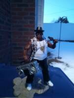 The Notorious B.I.G as a teenager on his way to Freshfest 84 all Run DMCed  out (Hip Hop) Custom Action Figure