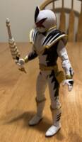 White Dino Thunder Ranger LC Figure (Fixed) (Power Rangers) Custom Action Figure [Front View]