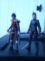 Blood Feud:The Last Dragon 2 Sho'Nuff's daughter vs.Bruce LeeRoy and Laura Charles's son (Movie Masters) Custom Action Figure