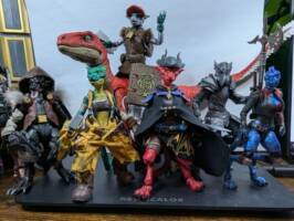 B.G. Knight the Kobold Fighter (Dungeons and Dragons) Custom Action Figure