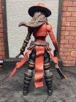Carmen Stampediego (Carmen sandiego x vash the stampede) (Carmen Sandiego) Custom Action Figure [Back full]