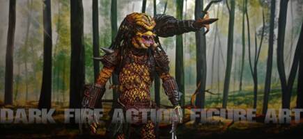 Cracked Tusk Predator (Kenner Homage) (Predator) Custom Action Figure
