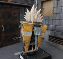 Claptrap hair (beard & mohawk) (Borderlands) Custom Action Figure