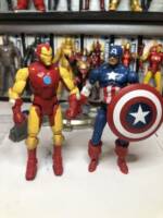 Iron Man mark 70 armor (Iron Man) Custom Action Figure [Compared with Infinite Cap figure]
