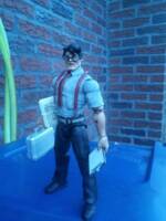 Clark Kent in my baby takes the morning train (Making a Living) 9 to 5 in it on the grind (DC Universe) Custom Action Figure