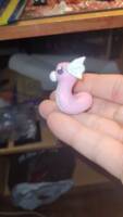 Shiny Dratini (Pokemon) Custom Miniature / Figurine