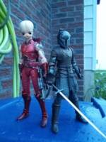 Manadlore's Exiles: The Crimsoned Bith & Arquyala (original characters) (Star Wars) Custom Action Figure
