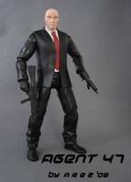 Arez' Agent 47 (Hitman) Custom Action Figure