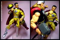 CAPTAIN BARBELL (comics style) (Marvel Legends) Custom Action Figure