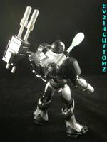 Ironman War Machine Heavy Artillery Armor (Iron Man) Custom Action Figure