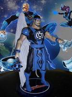 Pyriel: Blue Lantern (Green Lantern) Custom Action Figure