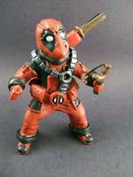 Widdle Wade Deadpool (X-Men) Custom Miniature / Figurine