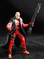 Deadpool w/ weapon xi head and bike (X-Men) Custom Action Figure