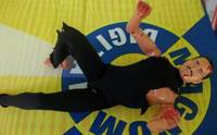 Young Battle Torn Comedian (Watchmen) Custom Action Figure