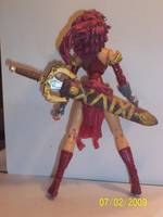 Red Monika Of Battle Chasers! (Legendary Comic Book Heroes) Custom Action Figure