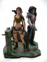 Tomb Raider and Witchblade Statue (Tomb Raider) Custom Statue / Bust