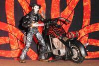 Wolverine , with Custom Painted Motorcycle (X-Men - Movies) Custom Action Figure