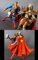 Shao Kahn Vs Superman (Mortal Kombat) Custom Action Figure