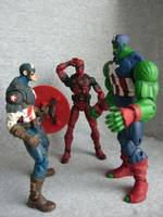 Gamma Infected Captain America (Spider-Man) Custom Action Figure