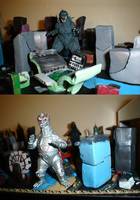 Godzilla COMPLETELY Destructible City (Godzilla) Custom Action Figure