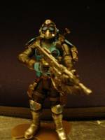 Anthony Carmine (Mini Figure) (Gears Of War) Custom Action Figure